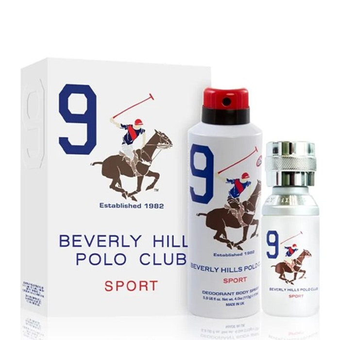 Beverly Hills Polo Club Beverly Hills Polo Club 9 Eau De Toilette 100ml Gift Set