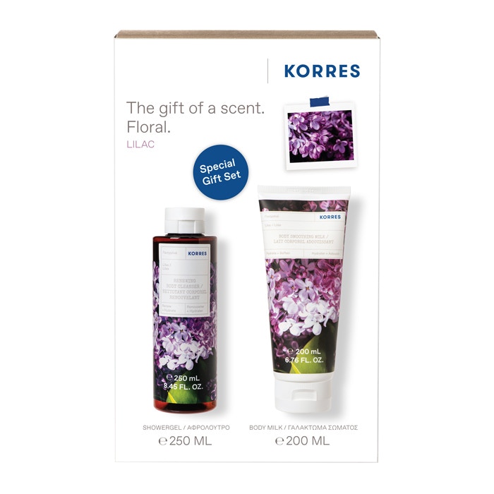 Korres Korres Lilac Showergel & Body Milk Set 450ml