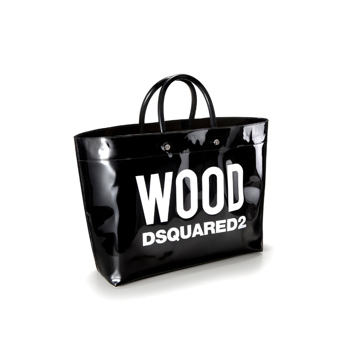 wood dsquared bag