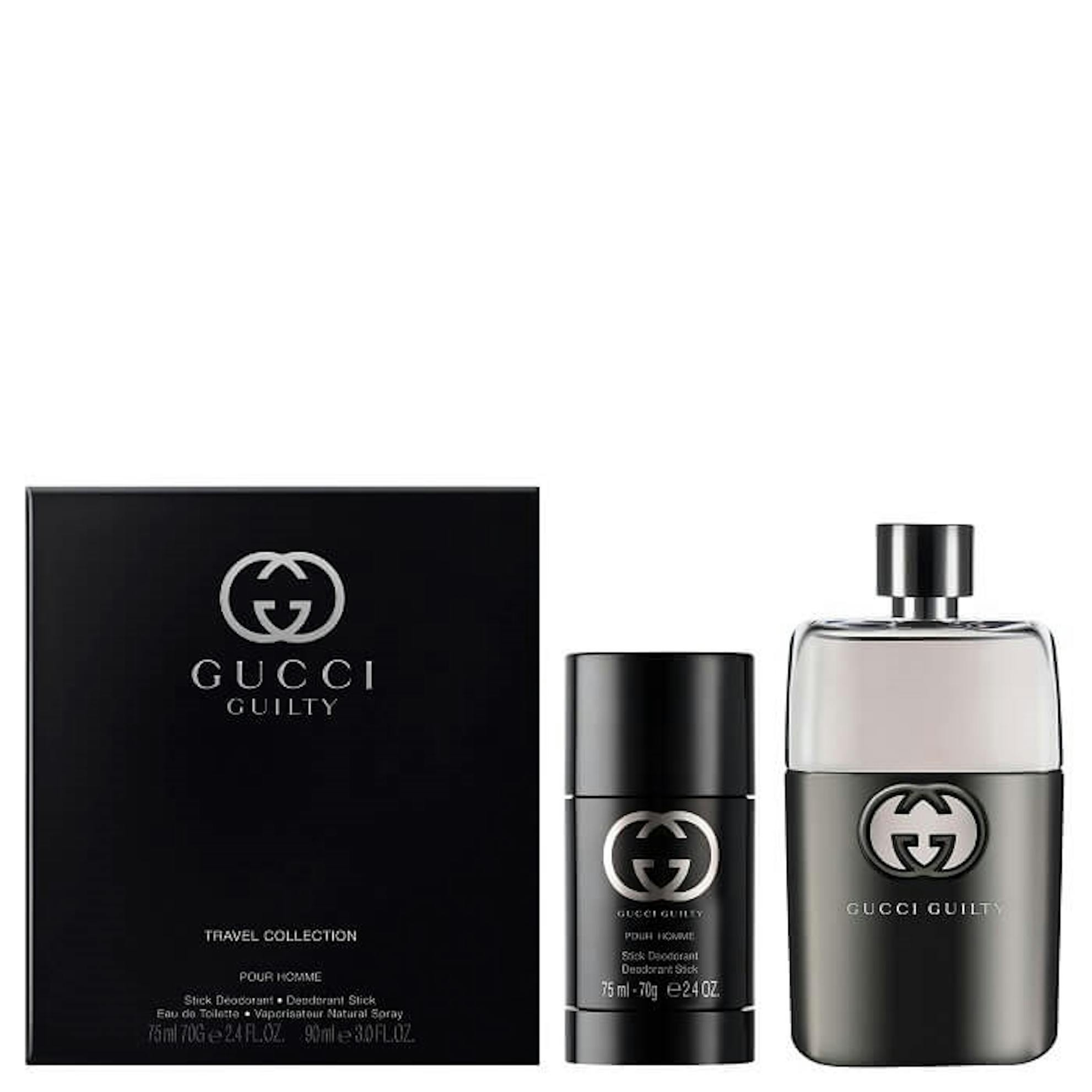 Gucci Guilty 50ml and Deodorant Stick, Giftset for Him available now! | The  Fragrance Shop