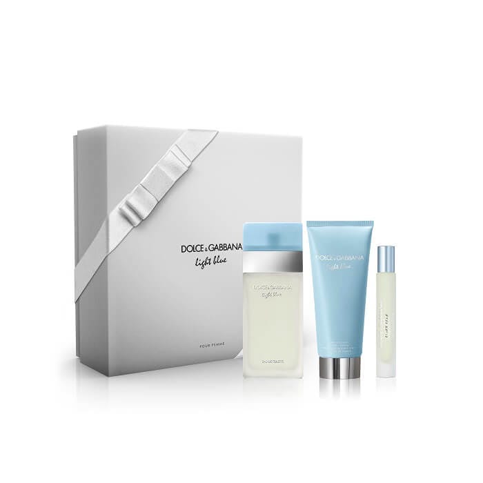 Dolce Gabbana LIGHT BLUE Eau De Toilette 100ml Gift Set