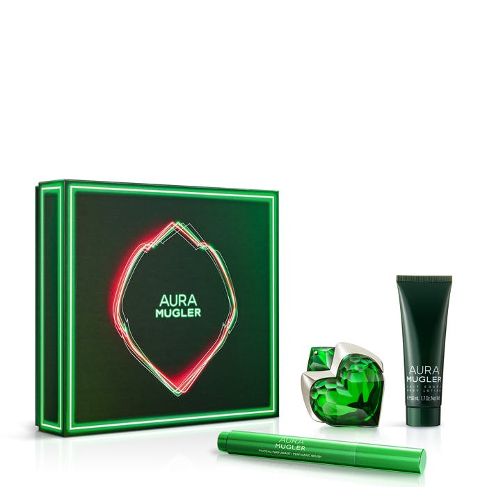 Aura mugler gift set boots new arrivals