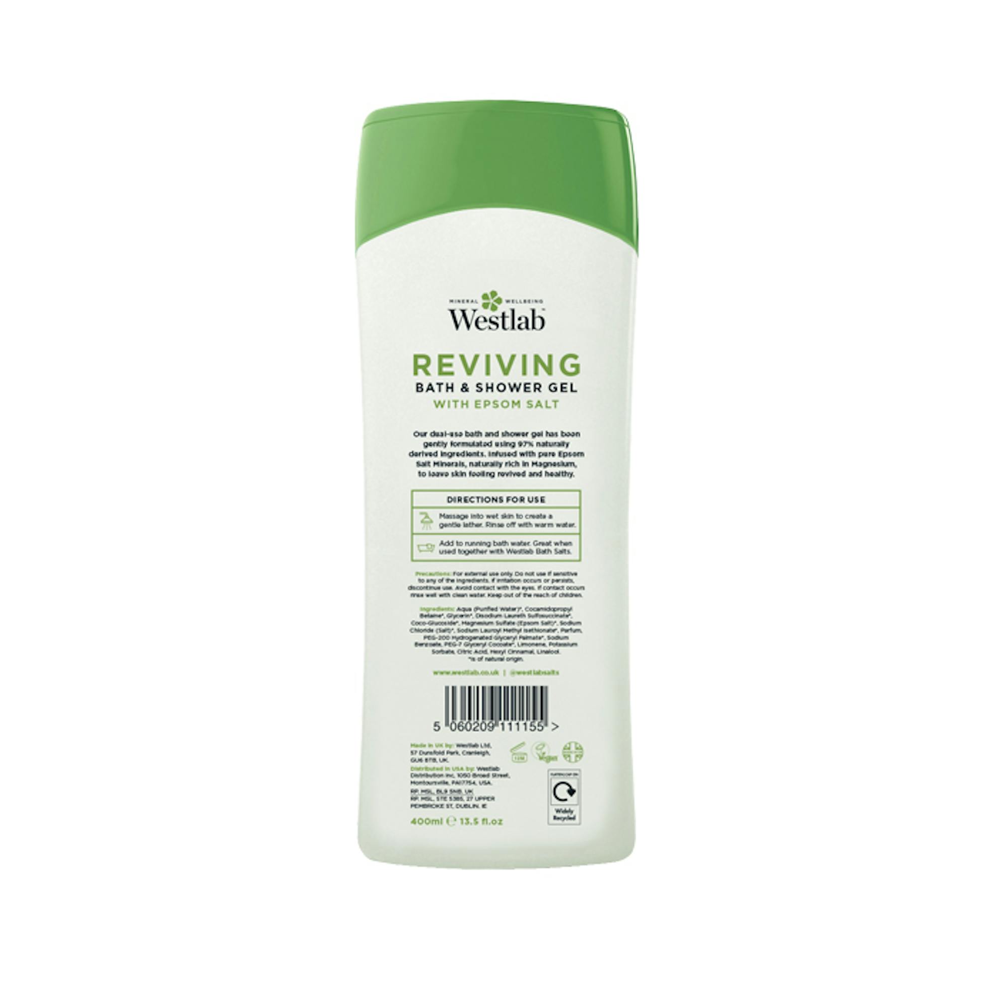 Westlab Westlab Reviving Shower Wash with Epsom Salt Minerals 400ml