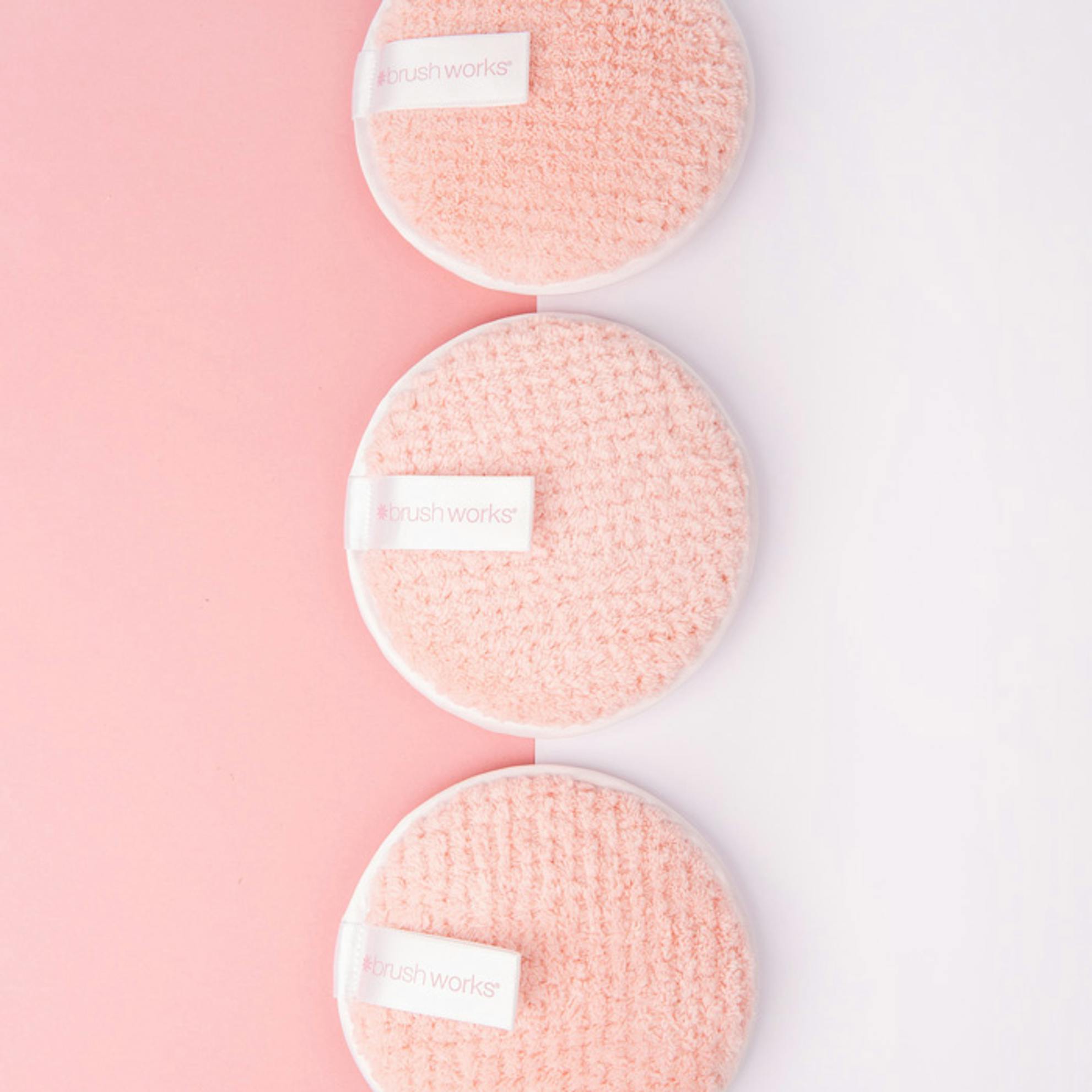 Brushworks Brushworks HD Reusable Makeup Remover Pads (Pack of 3) The