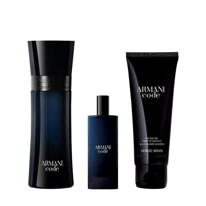 Armani code men's store aftershave gift set