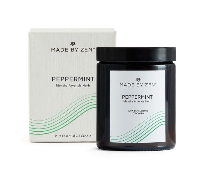 Made By Zen Made By Zen MADE BY ZEN ESSENTAIL OIL CANDLE - PEPPERMINT 140G