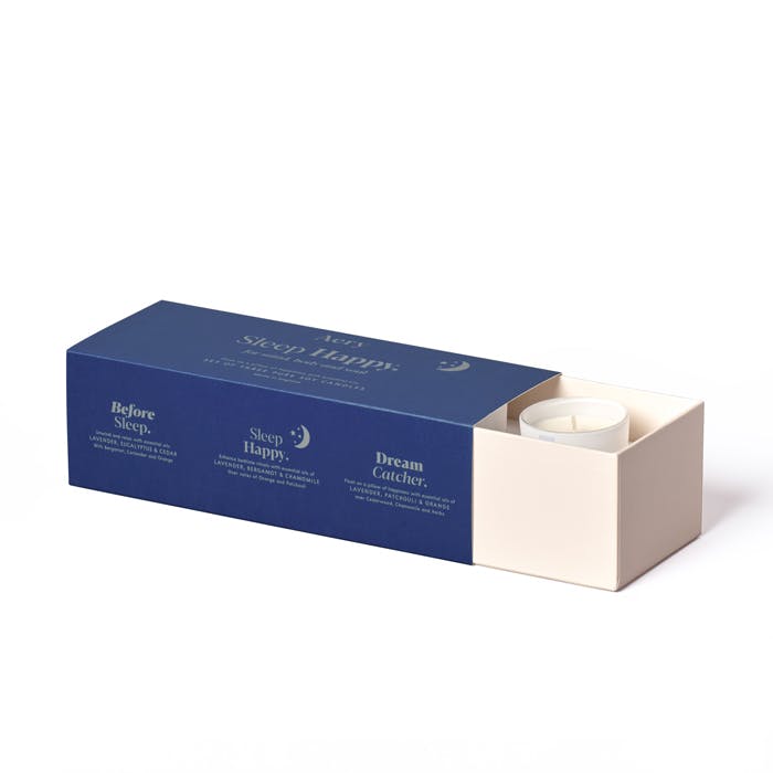 Aery Sleep Happy 3 x Candle Gift Set