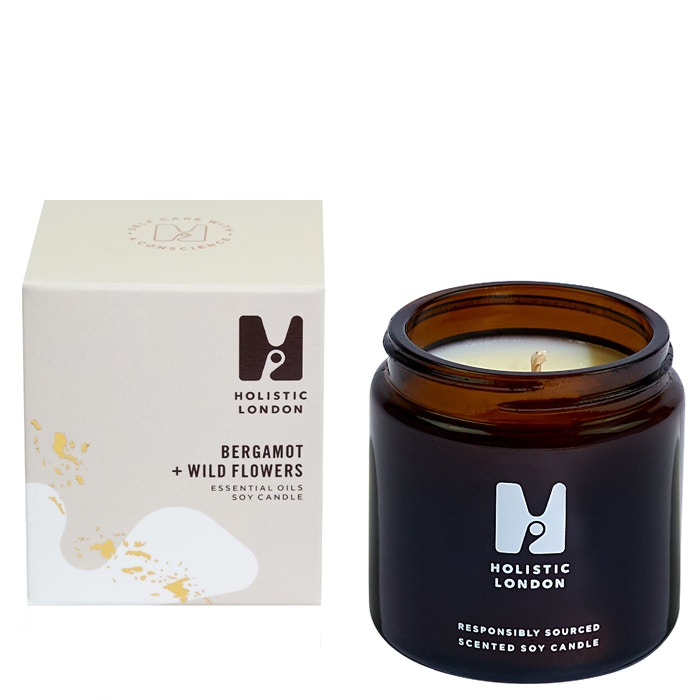 Holistic London Bergamot And Wild Flowers Small Candle
