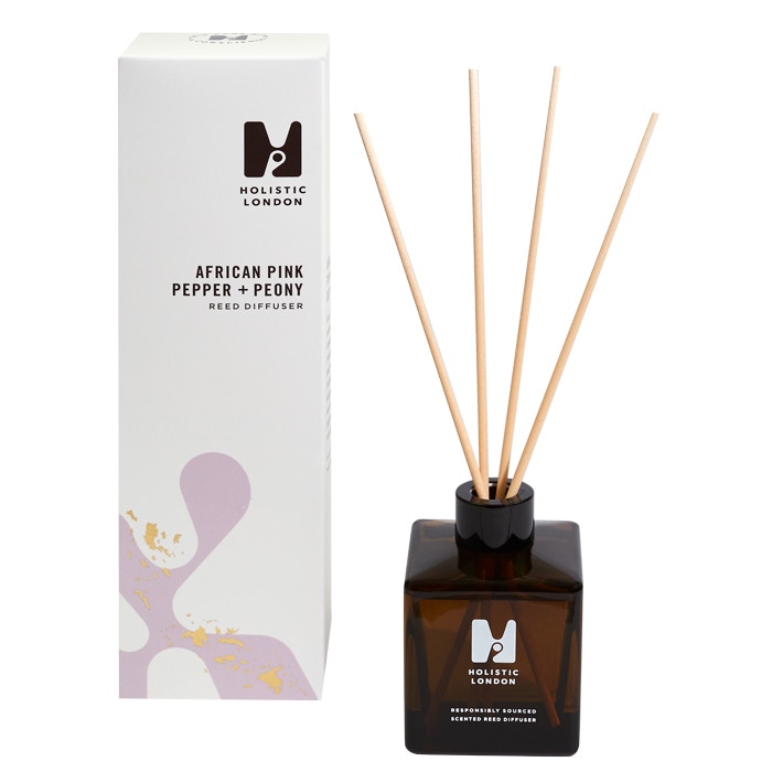 Holistic London African Pink Pepper And Peony Reed Diffuser 170ml