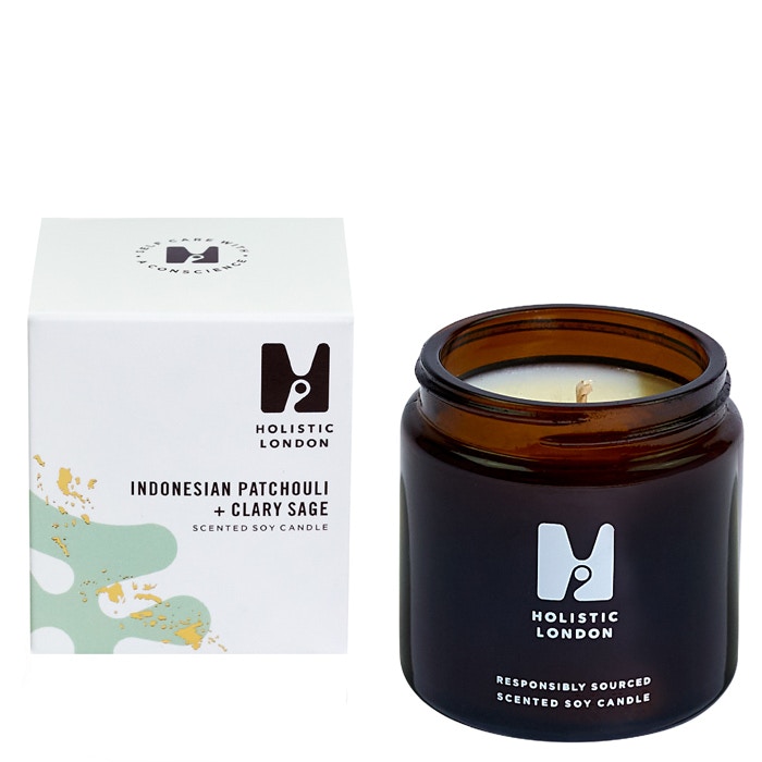 Holistic London Indonesian Patchouli And Clary Sage Small Candle