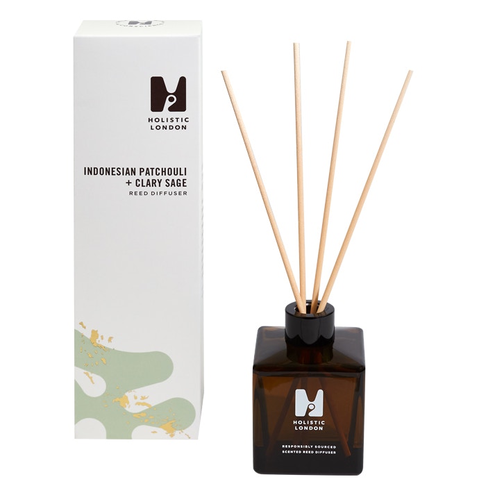 Holistic London Indonesian Patchouli And Clary Sage Reed Diffuser 170ml