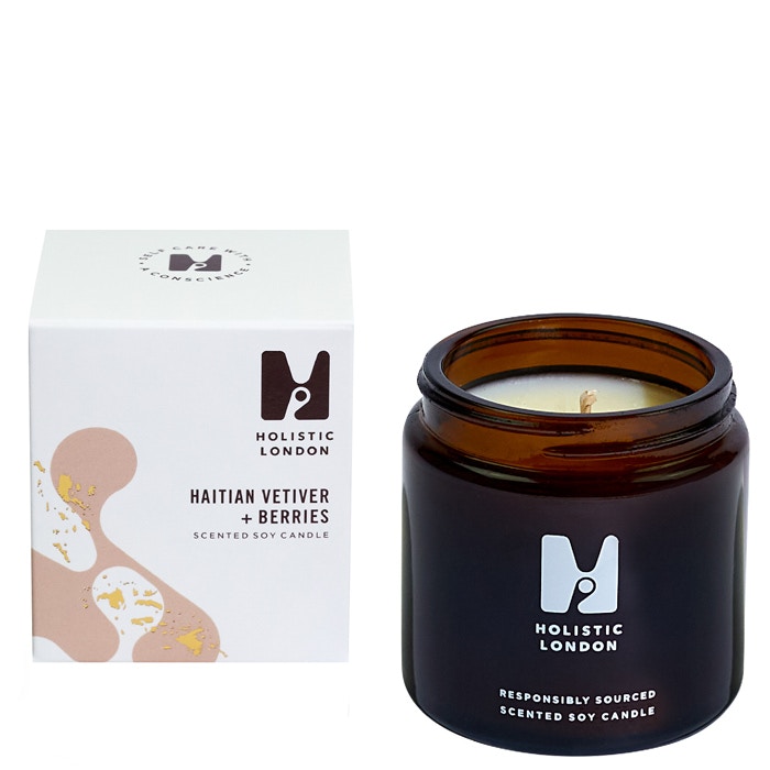 Holistic London Haitian Vetiver And Berries Small Candle