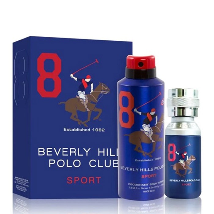 Beverly Hills Polo Club Beverly Hills Polo Club 8 Eau De Toilette 100ml Gift Set