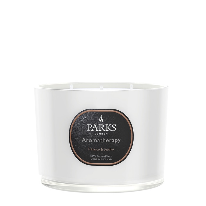 Parks Aromatherapy Tobacco & Leather Candle 350g
