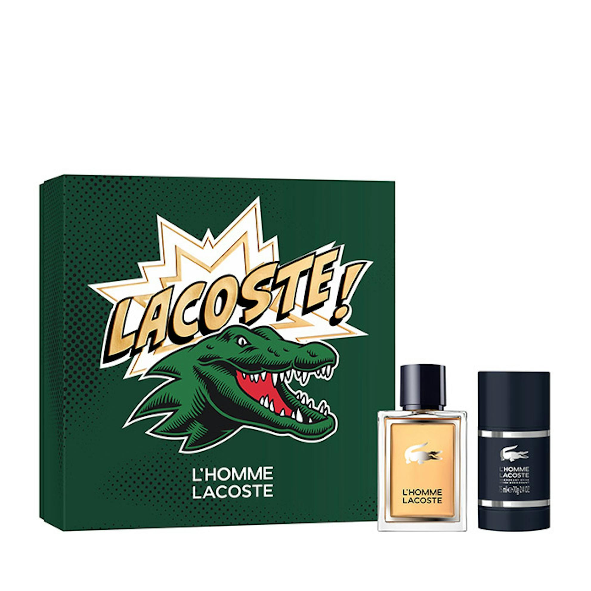 Lacoste L'Homme Eau De Toilette Christmas Gift Set | Fragrance Shop
