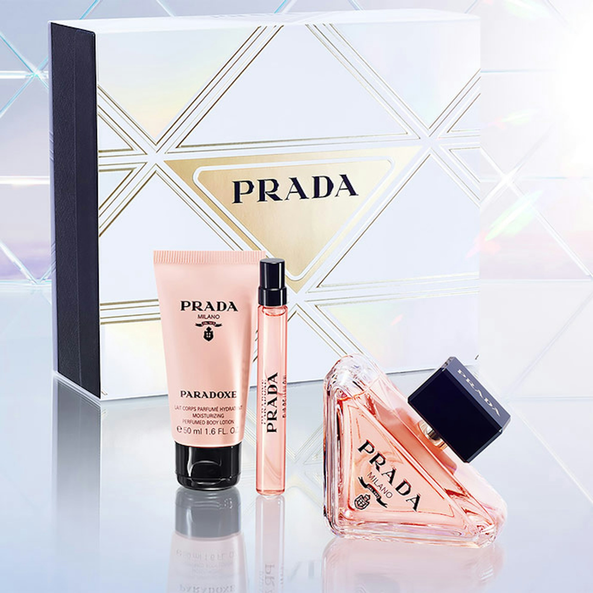 Prada Paradoxe Eau De Parfum 90ml Christmas Gift Set | The Fragrance Shop