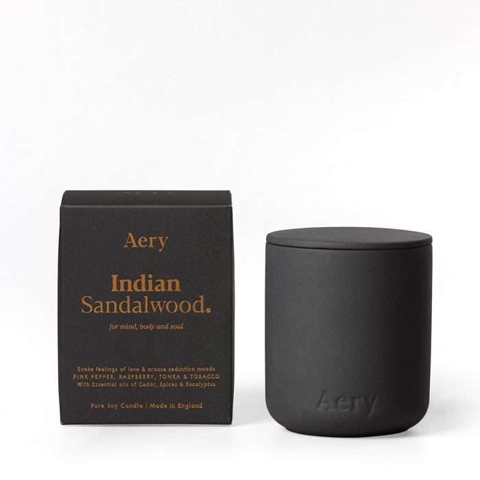 Aery Fernweh Ceramic Fernweh Ceramic Indian Sandalwood Candle 280ml