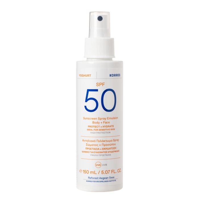 Photos - Sun Skin Care Korres YOGHURT Spray Emulsion Body + Face SPF50 150ml 