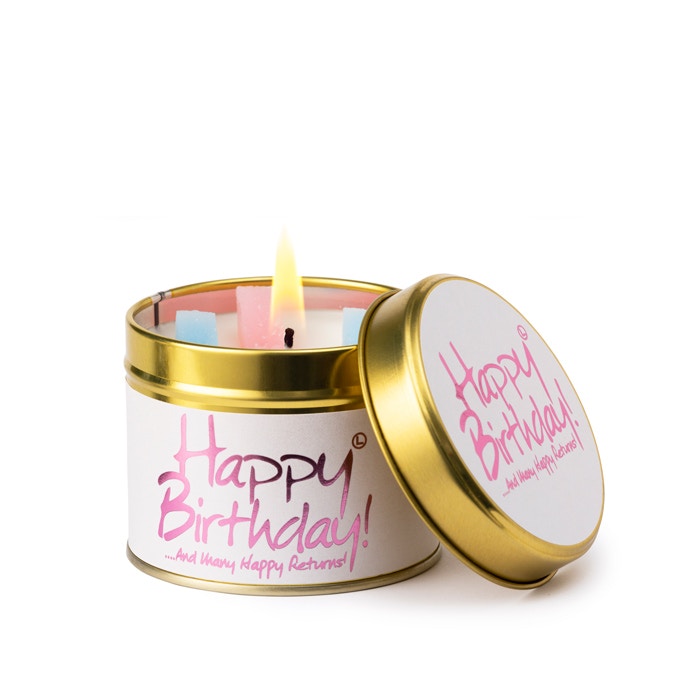 Lily Flame Happy Birthday Candle 230g