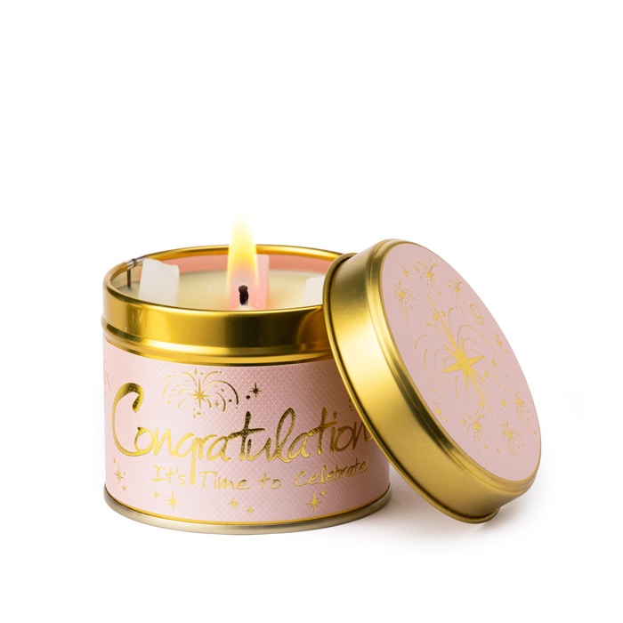 Lily Flame Congratulations Candle 230g