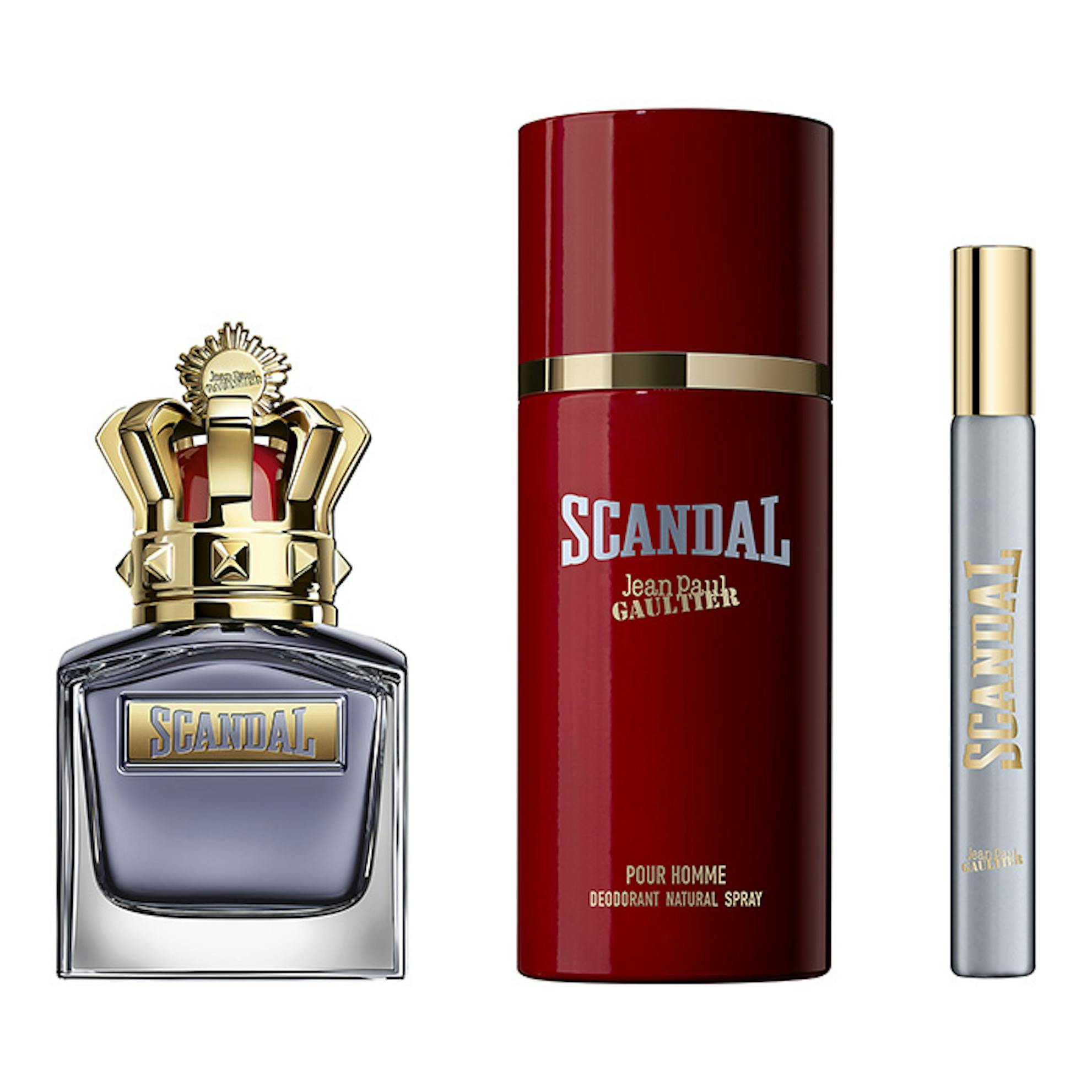 Scandal pour Homme eau de Toilette Christmas Gift Set, Deodorant