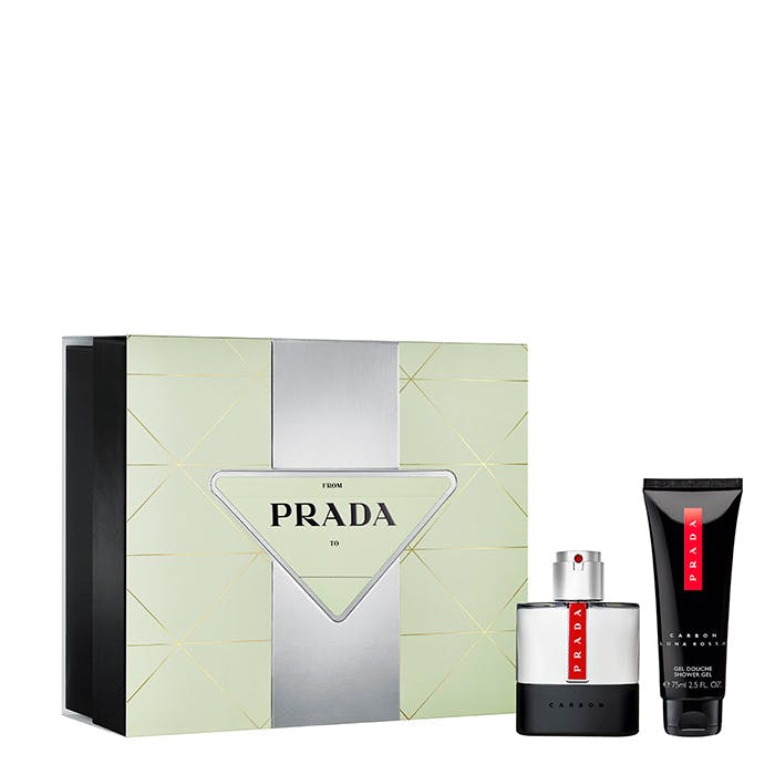 Prada Luna Rossa Carbon Eau de Toilette 50ml Christmas Gift Set