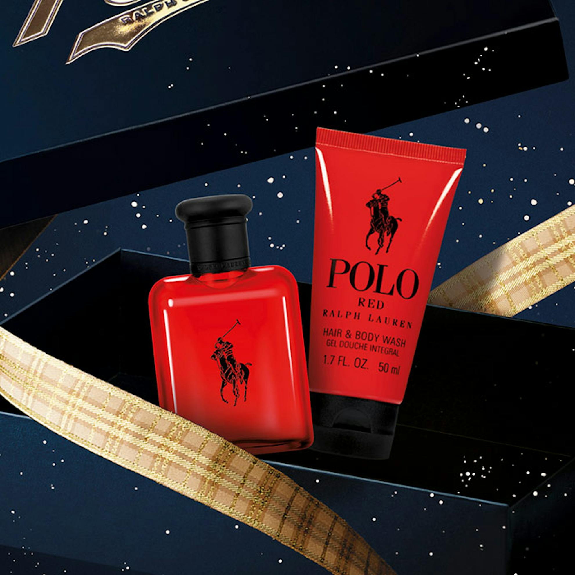 Polo Red Eau De Toilette Holiday 2-Piece Gift Set For Men, Ralph Lauren  Set Men's