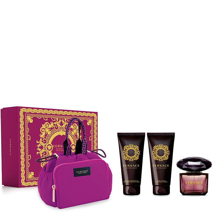 Photos - Women's Fragrance Versace CRYSTAL NOIR Eau De Toilette 90ml Gift Set 