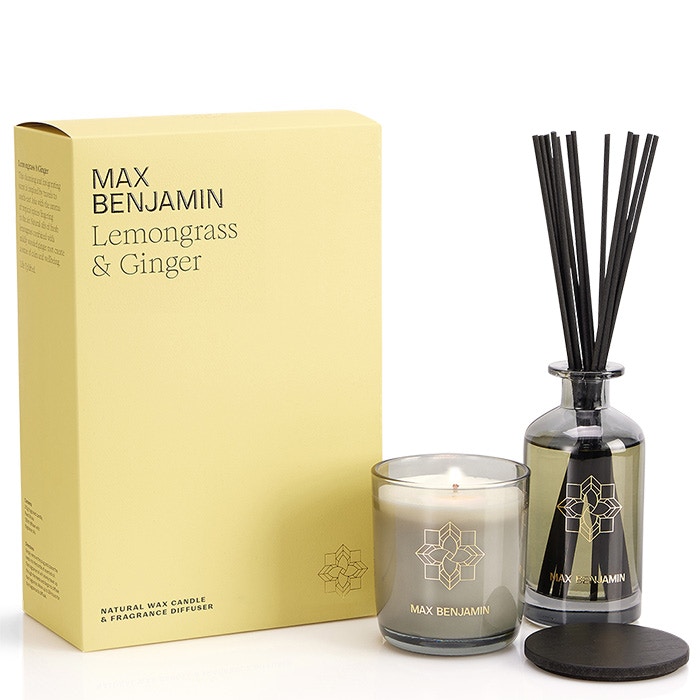 Max Benjamin Lemongrass & Ginger Candle & Diffuser Gift Set