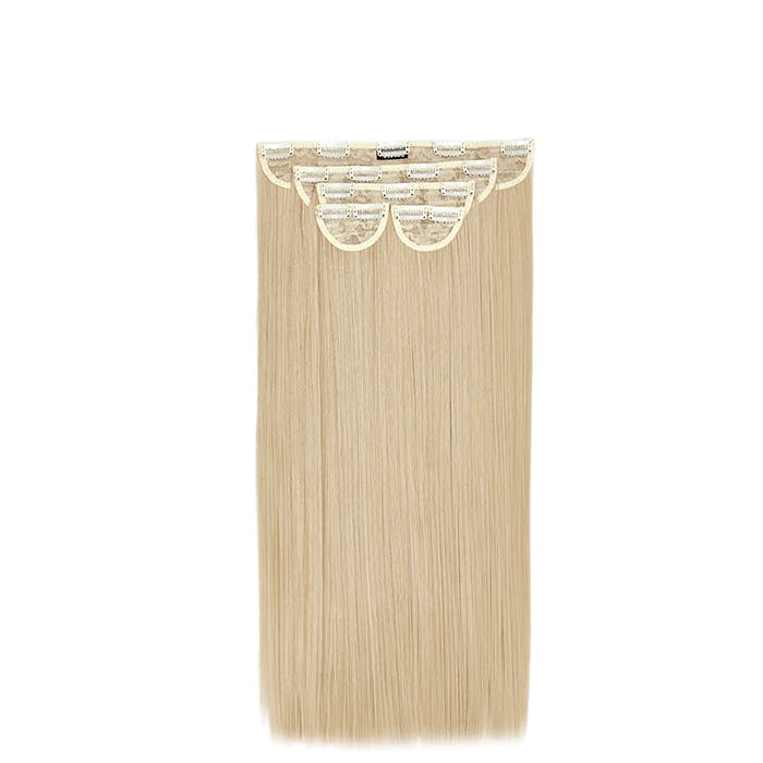 Lullabellz Lullabellz Super Thick 22" 5 Piece Straight Clip In Hair Extensions in California Blonde