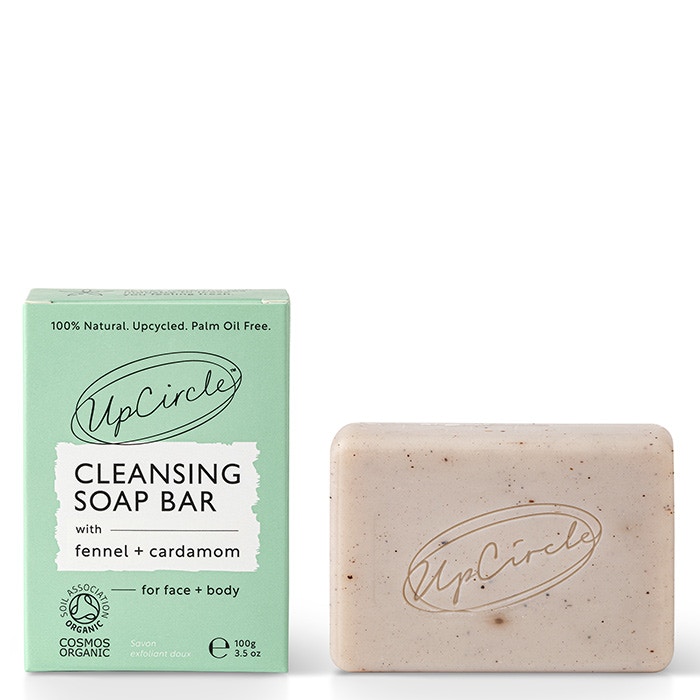 Up Circle Upcircle Cleansing Soap Bar - Fennel + Cardamom