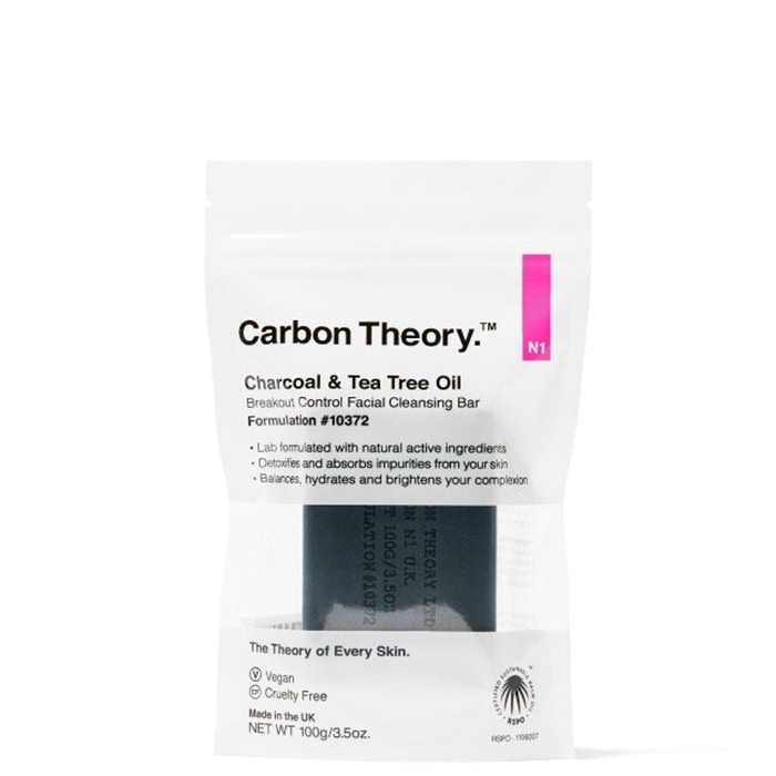 Carbon Theory Carbon Theory Charcoal & Tea Tree Oil Breakout Control Facial Cleansing Bar