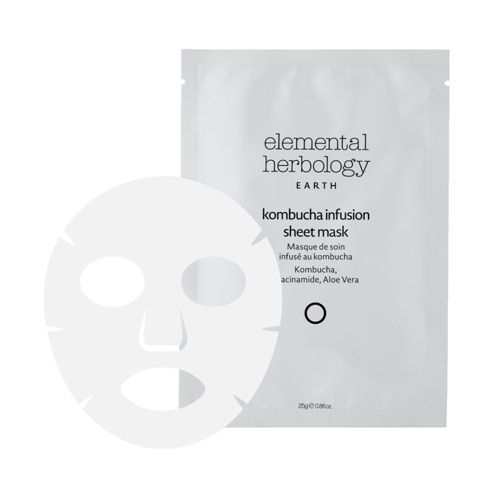 Elemental Herbology Elemental Herbology Individual Kombucha Infusion Sheet Masks
