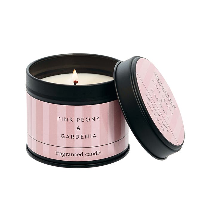 Stoneglow Pink Peony & Gardenia Candle Tin