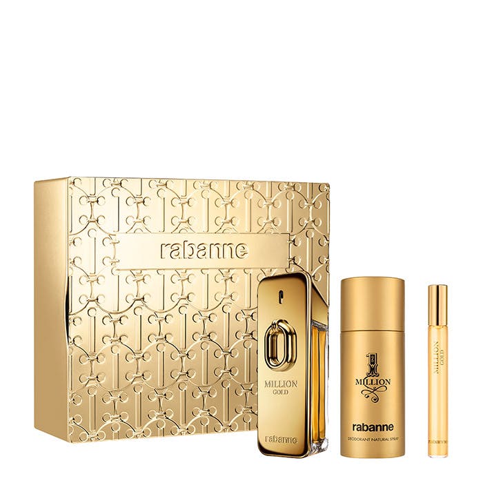 Rabanne Million Gold Eau De Parfum 100ml Gift Set